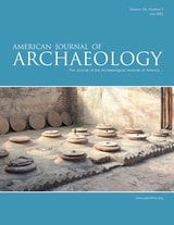 cover of American Journal of Archaeology, volume 126 number 3 (July 2022)