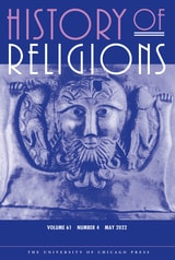 cover of History of Religions, volume 61 number 4 (May 2022)