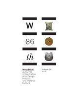 cover of West 86th: A Journal of Decorative Arts, Design History, and Material Culture, volume 28 number 2 (Fall-Winter 2021)