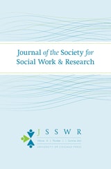 cover of Journal of the Society for Social Work and Research, volume 13 number 2 (Summer 2022)