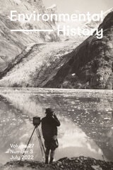 cover of Environmental History, volume 27 number 3 (July 2022)