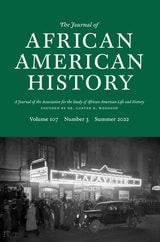 cover of The Journal of African American History, volume 107 number 3 (Summer 2022)