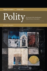 cover of Polity, volume 54 number 4 (October 2022)
