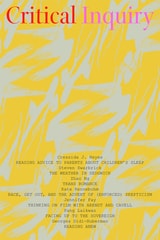 cover of Critical Inquiry, volume 49 number 2 (Winter 2023)
