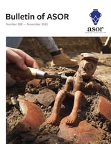 cover of Bulletin of the American Society of Overseas Research, volume 388 number 1 (November 2022)