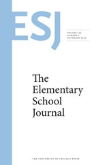 cover of The Elementary School Journal, volume 123 number 2 (December 2022)