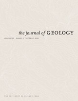 cover of The Journal of Geology, volume 130 number 5 (September 2022)