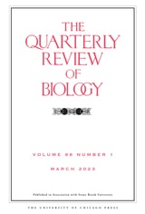 cover of The Quarterly Review of Biology, volume 98 number 1 (March 2023)