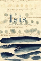 cover of Isis, volume 114 number 1 (March 2023)