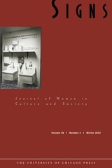cover of Signs: Journal of Women in Culture and Society, volume 48 number 2 (Winter 2023)