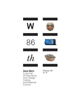 cover of West 86th: A Journal of Decorative Arts, Design History, and Material Culture, volume 29 number 1 (Spring-Summer 2022)