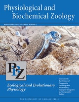 cover of Physiological and Biochemical Zoology, volume 96 number 2 (March/April 2023)