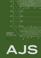 cover of American Journal of Sociology, volume 128 number 4 (January 2023)