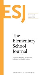 cover of The Elementary School Journal, volume 123 number 3 (March 2023)