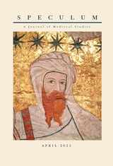 cover of Speculum, volume 98 number 2 (April 2023)