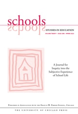 cover of Schools, volume 20 number 1 (Spring 2023)