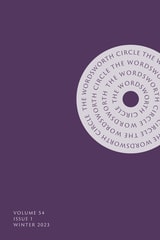 cover of The Wordsworth Circle, volume 54 number 1 (Winter 2023)