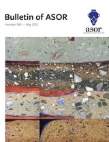 cover of Bulletin of the American Society of Overseas Research, volume 389 number 1 (May 2023)