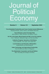 cover of Journal of Political Economy, volume 131 number 9 (September 2023)