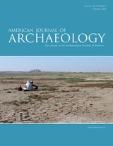 cover of American Journal of Archaeology, volume 127 number 4 (October 2023)