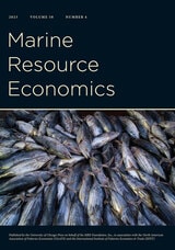 cover of Marine Resource Economics, volume 38 number 4 (October 2023)