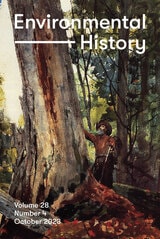 cover of Environmental History, volume 28 number 4 (October 2023)