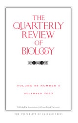 cover of The Quarterly Review of Biology, volume 98 number 4 (December 2023)