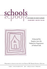 cover of Schools, volume 20 number 2 (Fall 2023)