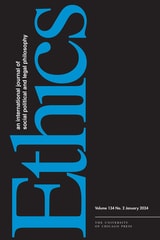 cover of Ethics, volume 134 number 2 (January 2024)