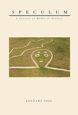 cover of Speculum, volume 99 number 1 (January 2024)