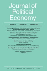 cover of Journal of Political Economy, volume 132 number 1 (January 2024)