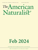 cover of The American Naturalist, volume 203 number 2 (February 2024)