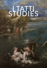 cover of I Tatti Studies, volume 26 number 2 (Fall 2023)