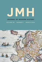 cover of The Journal of Modern History, volume 96 number 1 (March 2024)