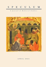 cover of Speculum, volume 99 number 2 (April 2024)