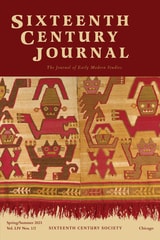cover of The Sixteenth Century Journal, volume 54 number 1-2 (Spring 2023)