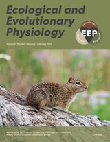 cover of Ecological and Evolutionary Physiology, volume 97 number 1 (January/February 2024)
