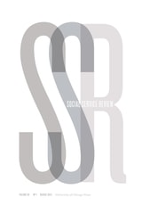 cover of Social Service Review, volume 98 number 1 (March 2024)