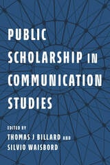 cover of Public Scholarship in Communication Studies