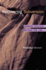 cover of Recovering Subversion: Feminist Politics beyond the Law