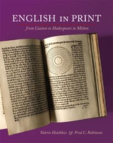 cover of English in Print from Caxton to Shakespeare to Milton
