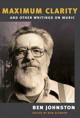 cover of "Maximum Clarity" and Other Writings on Music