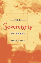 cover of The Sovereignty of Taste