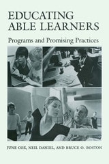 cover of Educating Able Learners: Programs and Promising Practices