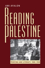 cover of Reading Palestine: Printing and Literacy, 1900-1948