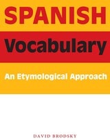 cover of Spanish Vocabulary: An Etymological Approach