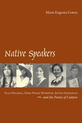 cover of Native Speakers: Ella Deloria, Zora Neale Hurston, Jovita Gonzalez, and the Poetics of Culture