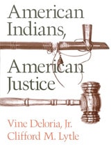 cover of American Indians, American Justice