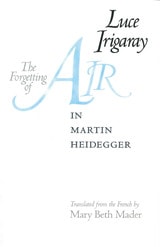 cover of The Forgetting of Air in Martin Heidegger