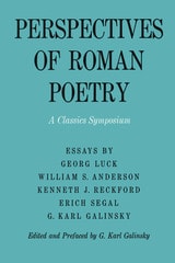 cover of Perspectives of Roman Poetry: A Classics Symposium